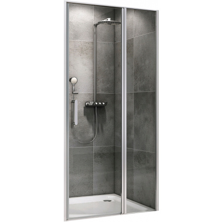 Душевая дверь Abber Sonnenstrand 110 AG04110S профиль хром, стекло прозрачное