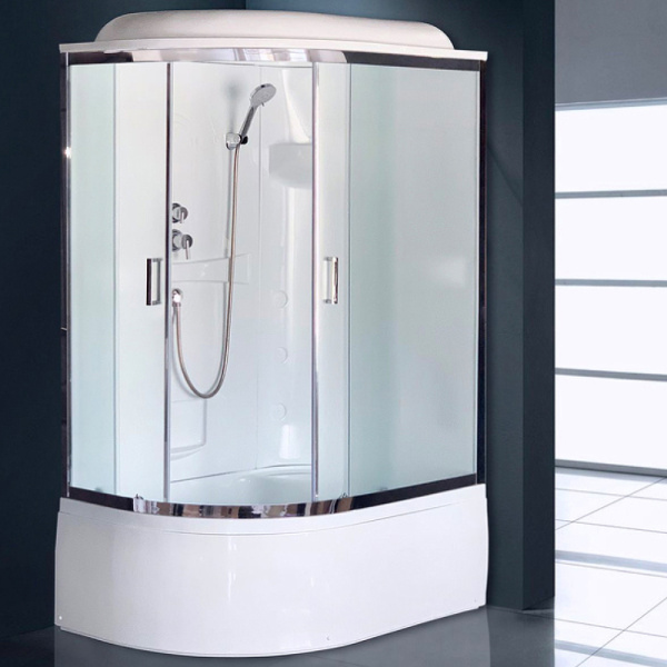 душевая кабина royal bath bk 120x80 rb8120bk1-m-ch-r-el без гидромассажа