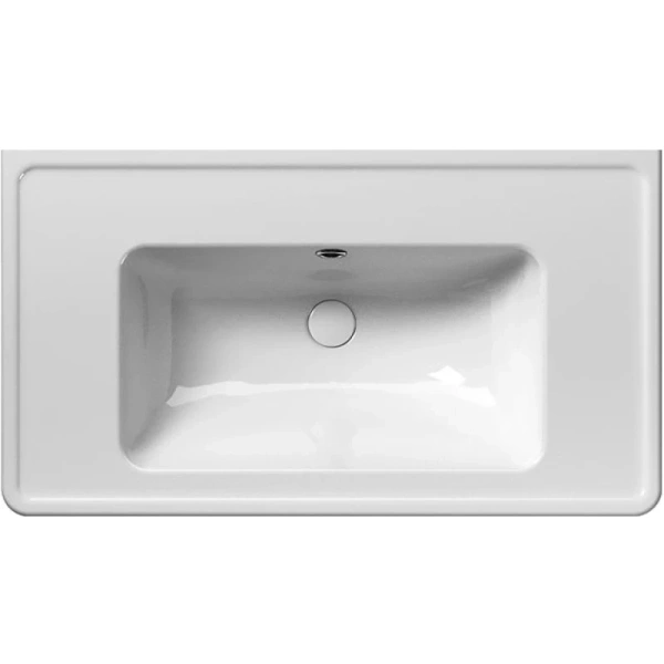 раковина gsi classic 8788111 подвесная/накладная, 90x50 см, bianco lucido (белый глянец)