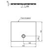 душевой поддон 90×70 см ideal standard t2571yk strada