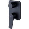 Смеситель для душа Lemark Bronx LM3728BL черный матовый