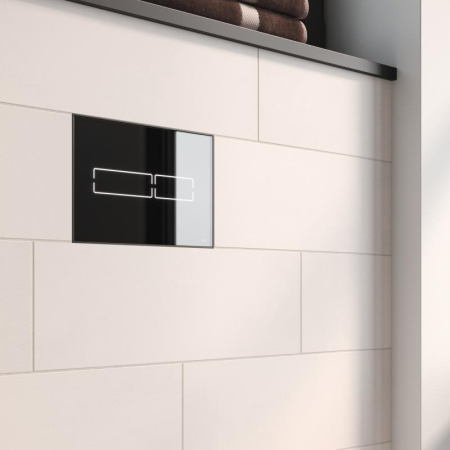 кнопка для инсталяции tece lux mini 9240961 сенсорная черная