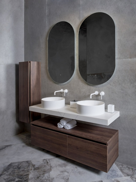 раковина-чаша boheme corian 40 819-mw белая матовая