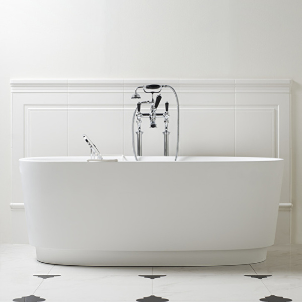 ванна devon&devon dove dove отдельностоящая, white tec plus, 170.5х64.7 см, белый