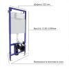 комплект унитаза с инсталляцией berges novum rimless 043246 с сиденьем микролифт и черной клавишей смыва