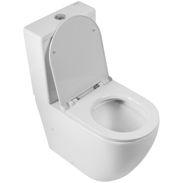 унитаз компакт belbagno sfera-r bb2141cpr/bb902sc без бачка с сиденьем микролифт