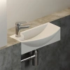 раковина ceramicanova element cn6038r накладная/подвесная, чаша справа, 45.5x22 см, белая