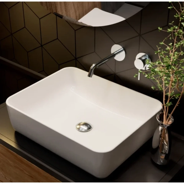 смеситель для раковины aquame siena aqm6215cr встраиваемый, без донного клапана, хром