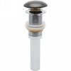 Донный клапан AQUAme AQM7002-0MDG click-clack, темно-серый матовый