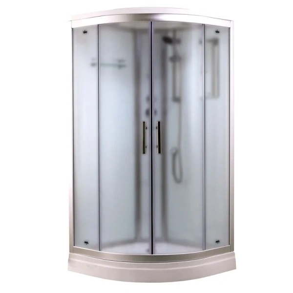 душевая кабина timo standart silver fabric t-6601sf 100х100