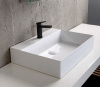 раковина azzurra elegance squared 60 ellp060450qmbi/(eqa60m bi)*1 белая