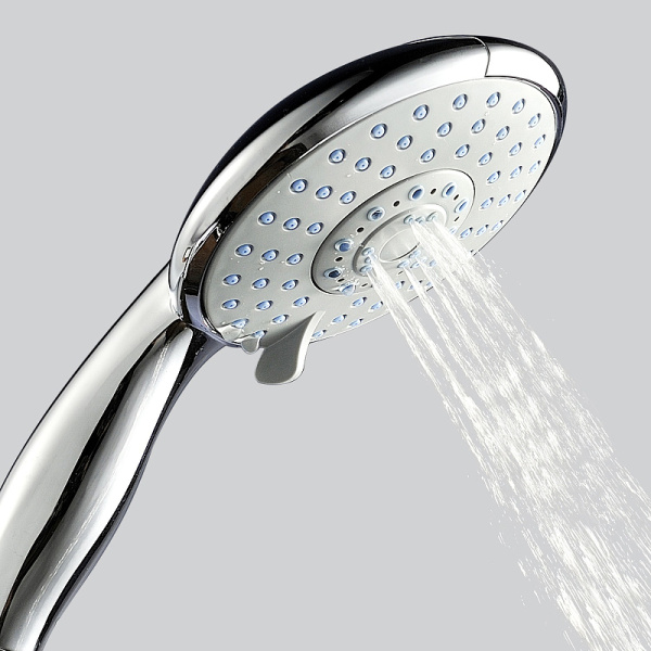 душевая лейка wasserkraft a002 цвет хром