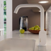 смеситель для кухни wasserkraft mindel 8507 цвет белый матовый