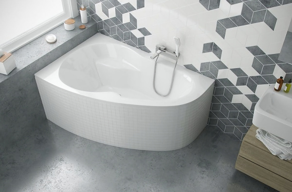 акриловая ванна excellent newa 160x95 левая waex.nel16wh