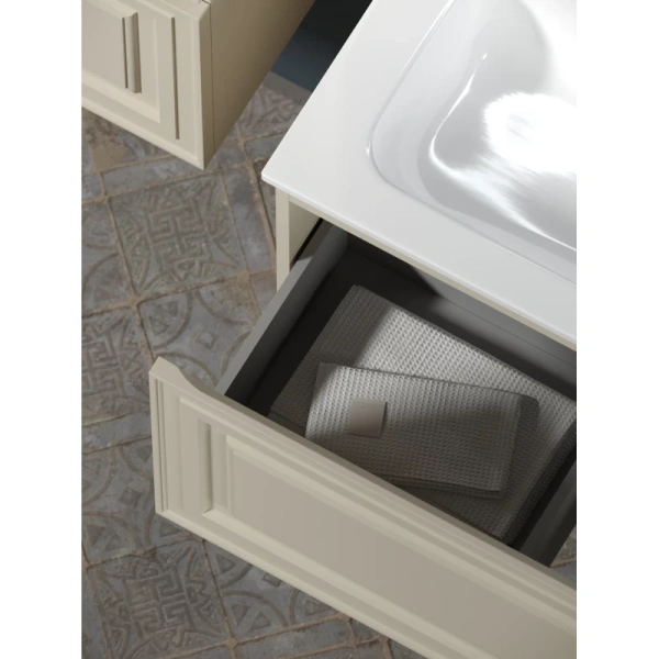 тумба под раковину sancos very 100 l vr100lce подвесная beige soft