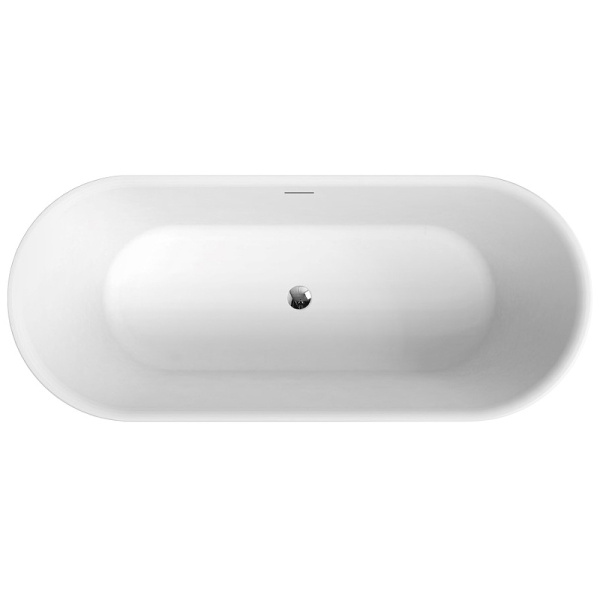 акриловая ванна belbagno 190x80 bb417-1900-800 без гидромассажа