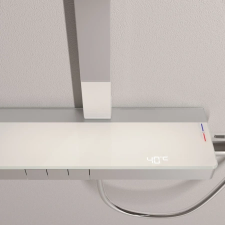 душевая система sancos vos sc6100ch 360x240 мм, с термостатом, хром