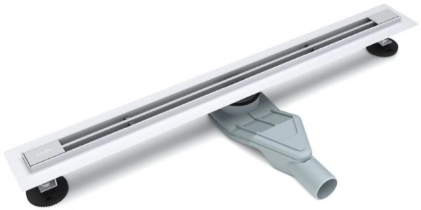 душевой лоток esbano slim 80 s-line-80mc estrslmline80mc с решеткой хром матовый