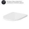 унитаз компакт am.pm inspire ck50c1704w с гигиеническим душем и ершиком с бачком и сиденьем микролифт