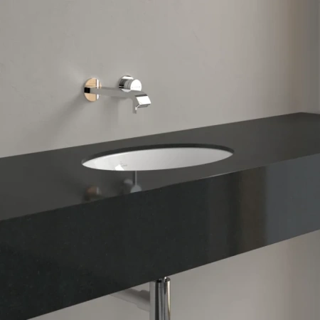 раковина villeroy & boch loop & friends 4a530001 встраиваемая снизу, 43х28 см, белая