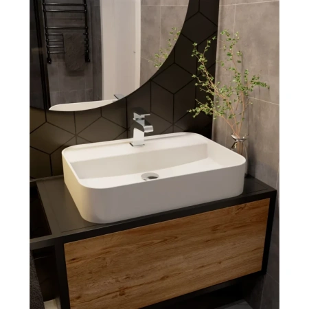 смеситель для раковины aquame prato aqmp6120 без донного клапана, хром
