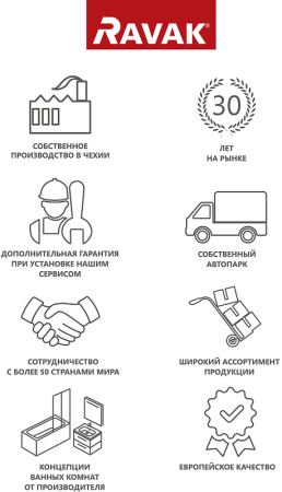 Дополнительный профиль Ravak Chrome CNPS E778801C19400 Хром