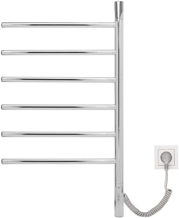 Электрический полотенцесушитель Vincea 43х80 VTD-1S2CE Хром