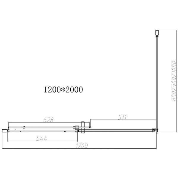 душевой уголок vincea dice 120×90 vsr-4d9012clgm профиль вороненая сталь, стекло прозрачное