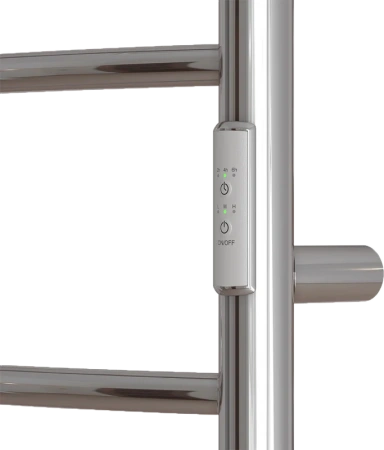 полотенцесушитель point афина п5 pn04848p электрический, с полкой, 40x80 см, хром