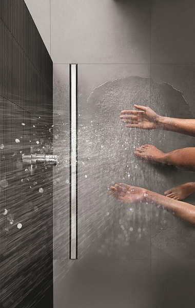 душевой лоток geberit cleanline 154.450.ks.1 нержавеющая сталь