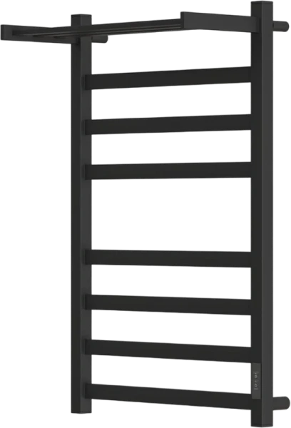 полотенцесушитель point меркурий pn83858pb электрический, с полкой, 50x80 см, черный