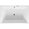 Акриловая ванна Excellent Crown Lux 190x120 "SOFT" цвет хром с гидромассажем
