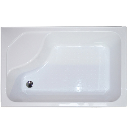 Душевой поддон Royal Bath RB8100BP-L 100×80 белый