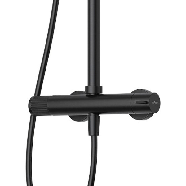 душевая система cezares leaf leaf-cda-25-l-nop черная матовая