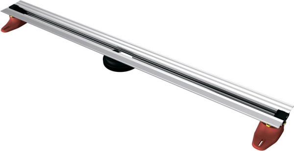 душевой лоток berges super slim 1200 090084 с решеткой хром матовый