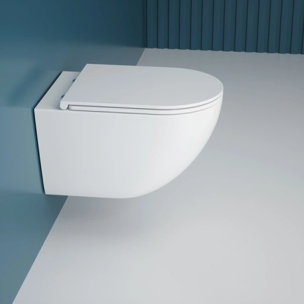 унитаз подвесной esbano fortex-53t (глянцевый белый)