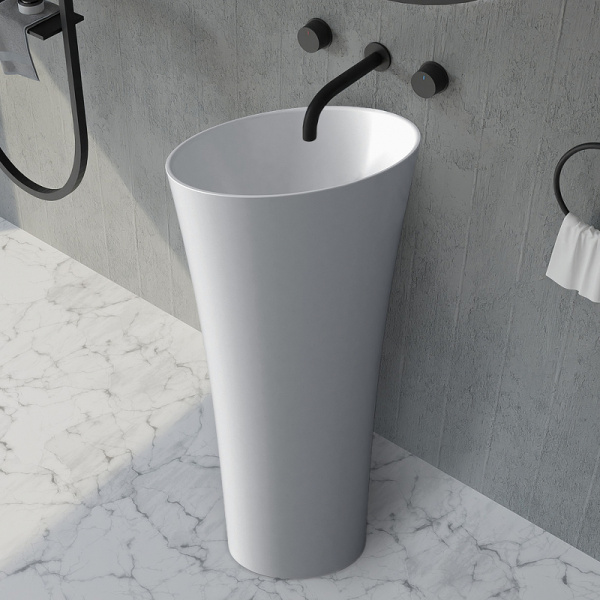 раковина напольная 50x50 см abber stein as2509