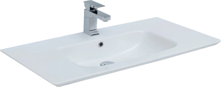 Раковина полувстраиваемая Aquanet Sanovit Sharp 105 14105-KL 00196393 Белая