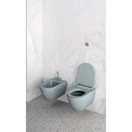 сиденье для унитаза gsi pura ms86csn15 с микролифтом, ghiaccio matte