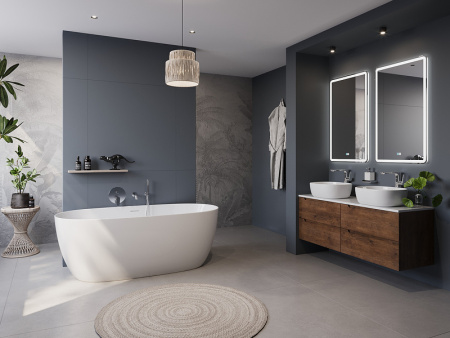 акриловая ванна belbagno 170x80 bb415-1700-800 без гидромассажа