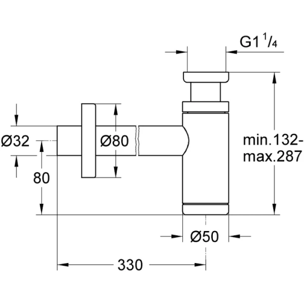сифон для раковины grohe 28912000