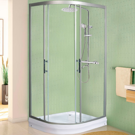 Душевой уголок WeltWasser WW500 С 90×70 10000004092 профиль хром матовый, стекло прозрачное