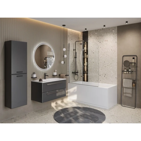 акриловая ванна 175x75 см cezares eco eco-175-75-41-w37