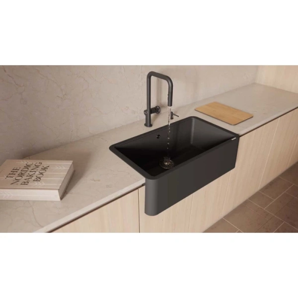 смеситель omoikiri arita-sb 4994355 для кухни, графит