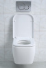 унитаз подвесной безободковый belbagno veneto bb132chr/bb132sc, с сиденьем микролифт, цвет белый.