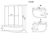 душевая кабина timo standart t-6620bfr 120х85