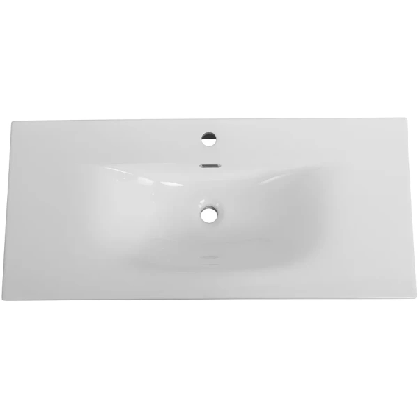 раковина cezares molveno czr-8099-100 101x46 см, накладная, белый