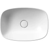 раковина gsi nubes 978409 накладная, 50x35 см, bianco opaco (белый матовый)