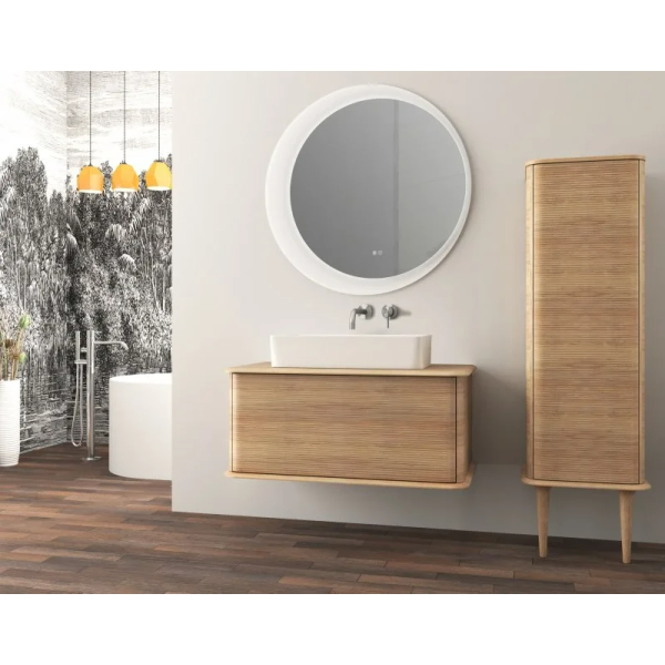 пенал cezares idra 55821 подвесной l/r, rovere tabacco