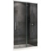 Душевая дверь Abber Schwarzer Diamant 140 AG30140H профиль хром, стекло прозрачное